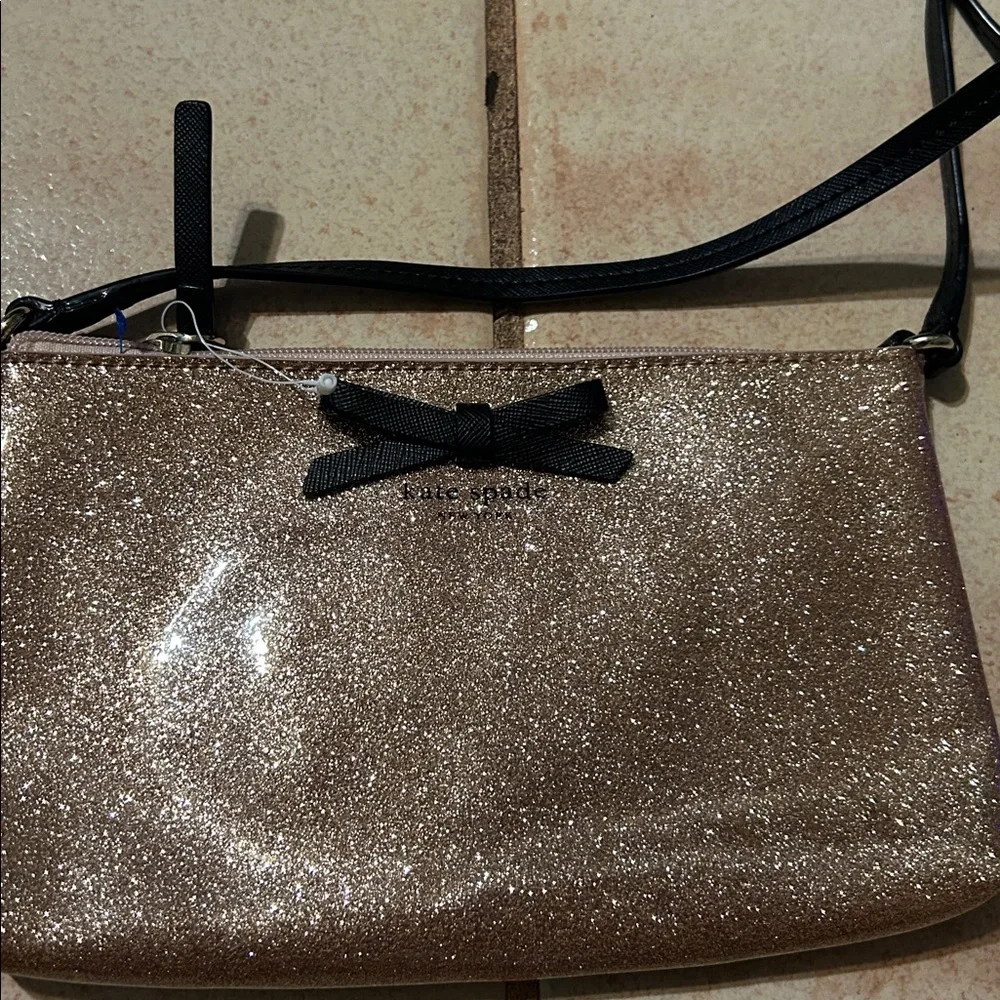 Kate Spade Pink Glitter Crossbody Bag - Picture 3 of 8